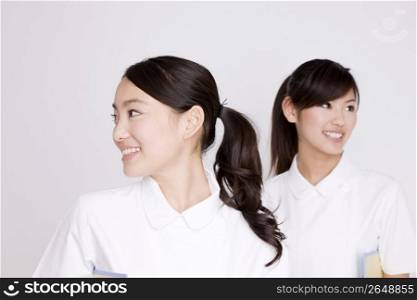 Portrait of Japanese young nurses
