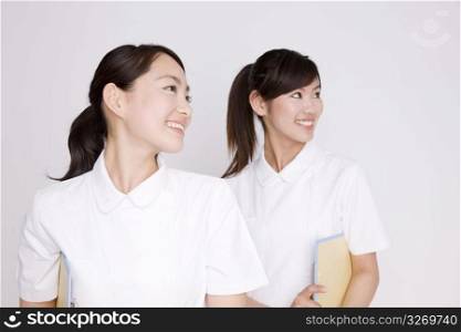 Portrait of Japanese young nurses