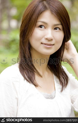 Portrait of Japanese young woman