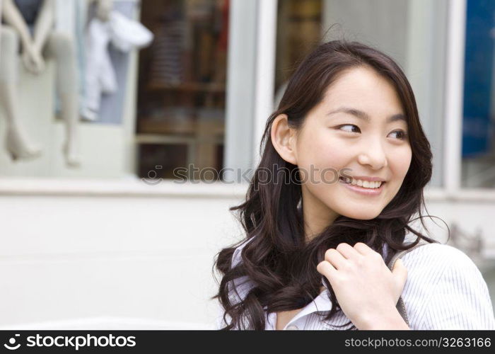 Portrait of Japanese young woman