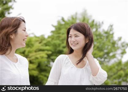 Portrait of Japanese young women