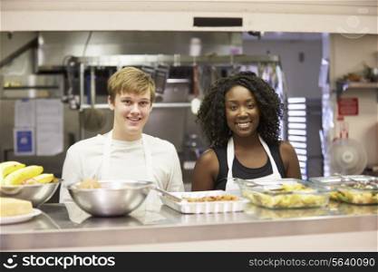 Portrait Of Kitchen Staff In Homeless Shelter
