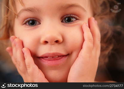 portrait of little girl