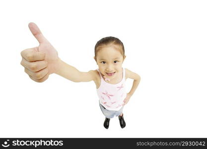 Portrait of little girl