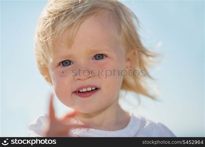Portrait of lovely baby