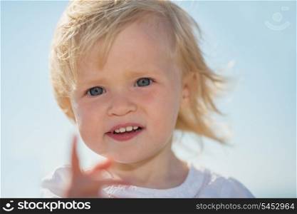 Portrait of lovely baby