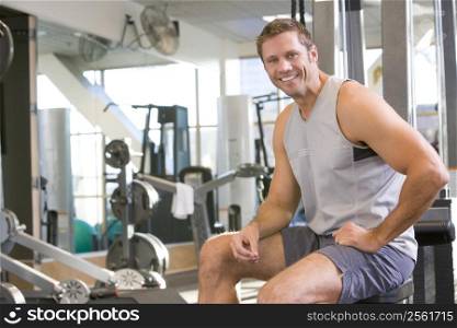 Portrait Of Man At Gym