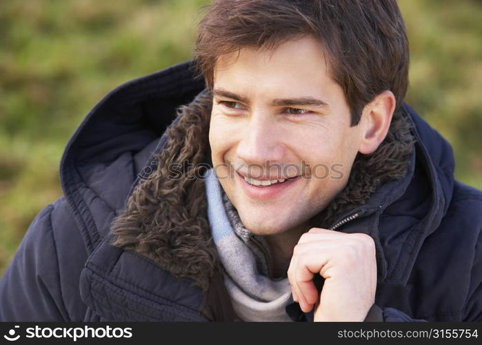 Portrait Of Man Smiling