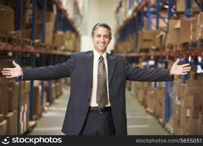 Portrait Of Manager In Warehouse