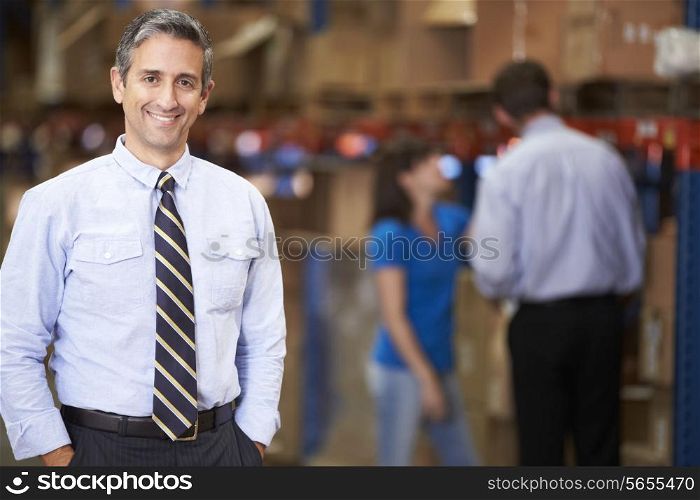 Portrait Of Manager In Warehouse