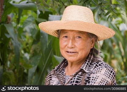 Portrait of mature Chinese woman