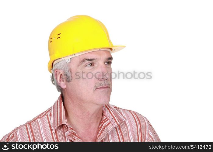 portrait of mature foreman