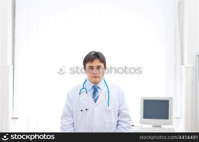 Portrait of medical doctor at office