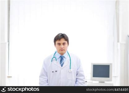 Portrait of medical doctor at office
