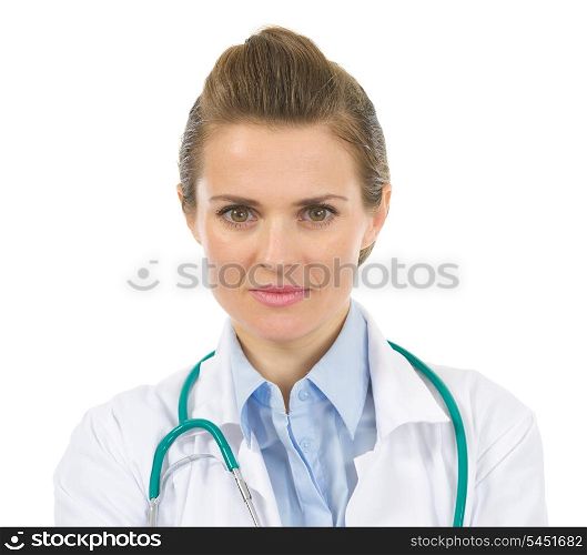 Portrait of medical doctor woman