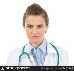 Portrait of medical doctor woman