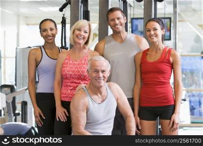Portrait Of Men And Women At The Gym