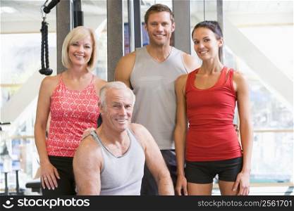 Portrait Of Men And Women At The Gym