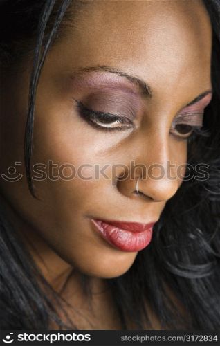 Portrait of mid-adult African American woman.