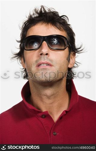 Portrait of mid adult Caucasian man