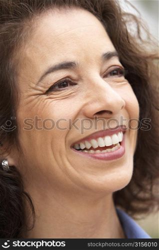 Portrait Of Middle Aged Woman Smiling