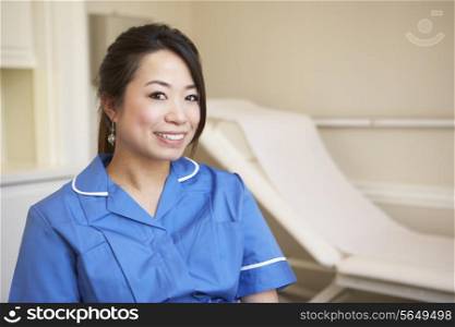 Portrait Of Nurse In Surgery