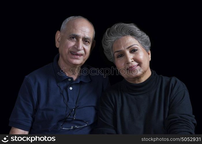 Portrait of old couple