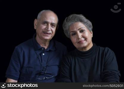 Portrait of old couple