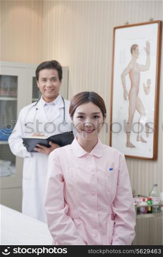 Portrait of Patient and Doctor