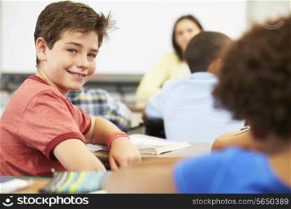 Portrait Of Pupil In Class