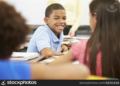 Portrait Of Pupil In Class
