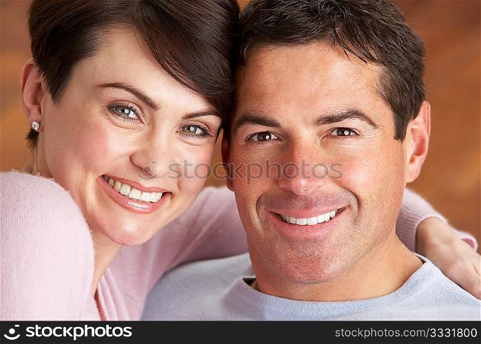 Portrait Of Romantic Young Couple