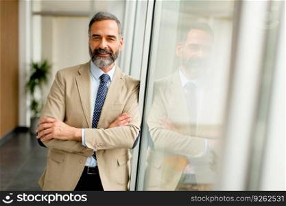 Portrait of senior businessman in the office