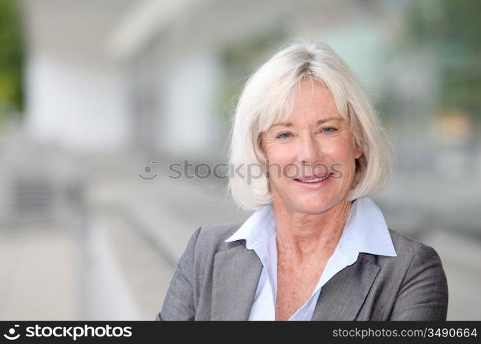 Portrait of senior businesswoman