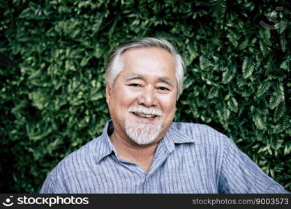 Portrait of Senior Man smiling 