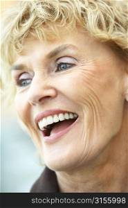 Portrait Of Senior Woman Laughing