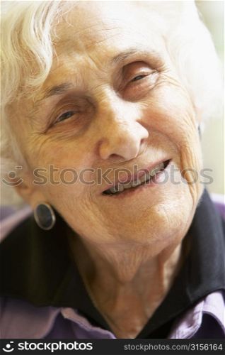 Portrait Of Senior Woman Smiling