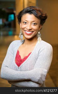 Portrait of Smiling African-American Woman