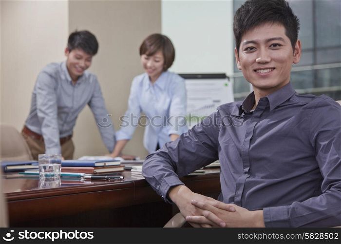 Portrait of Smiling Businessman