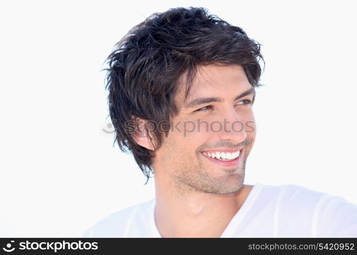 Portrait of smiling man