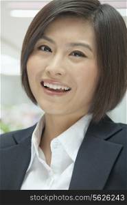 Portrait of Smiling Young Businesswoman