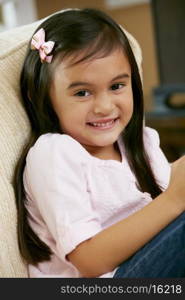 Portrait Of Smiling Young Girl