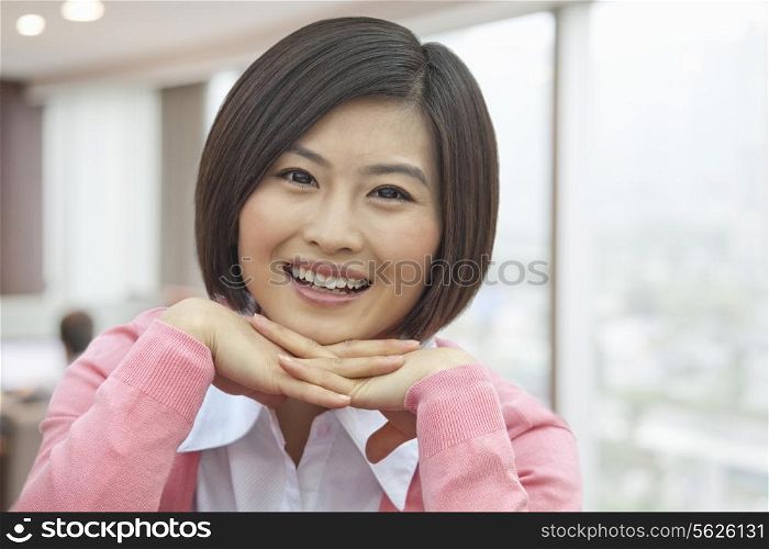 Portrait of Smiling Young Woman