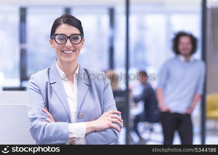 Portrait Of Successful Business people Entrepreneur At Busy startup Office