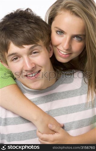 Portrait Of Teenage Couple