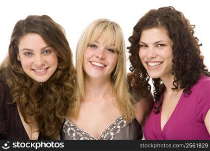 Portrait Of Three Women Smiling