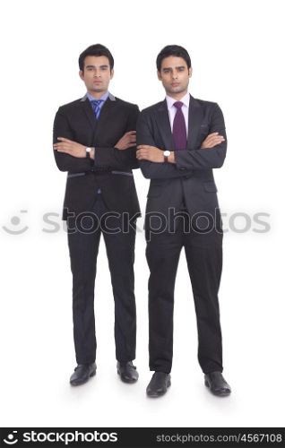 Portrait of two businessmen
