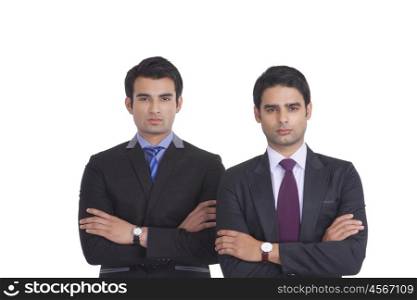 Portrait of two businessmen