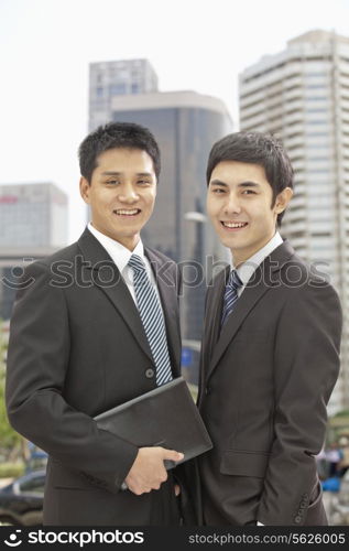 Portrait of Two Businessmen