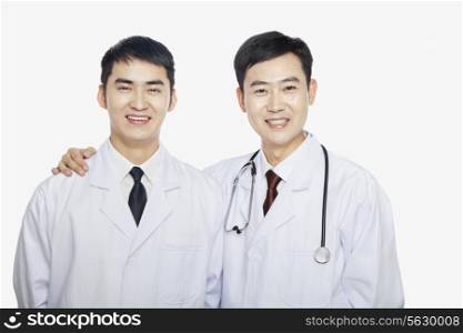 Portrait of two Doctors, Studio shot